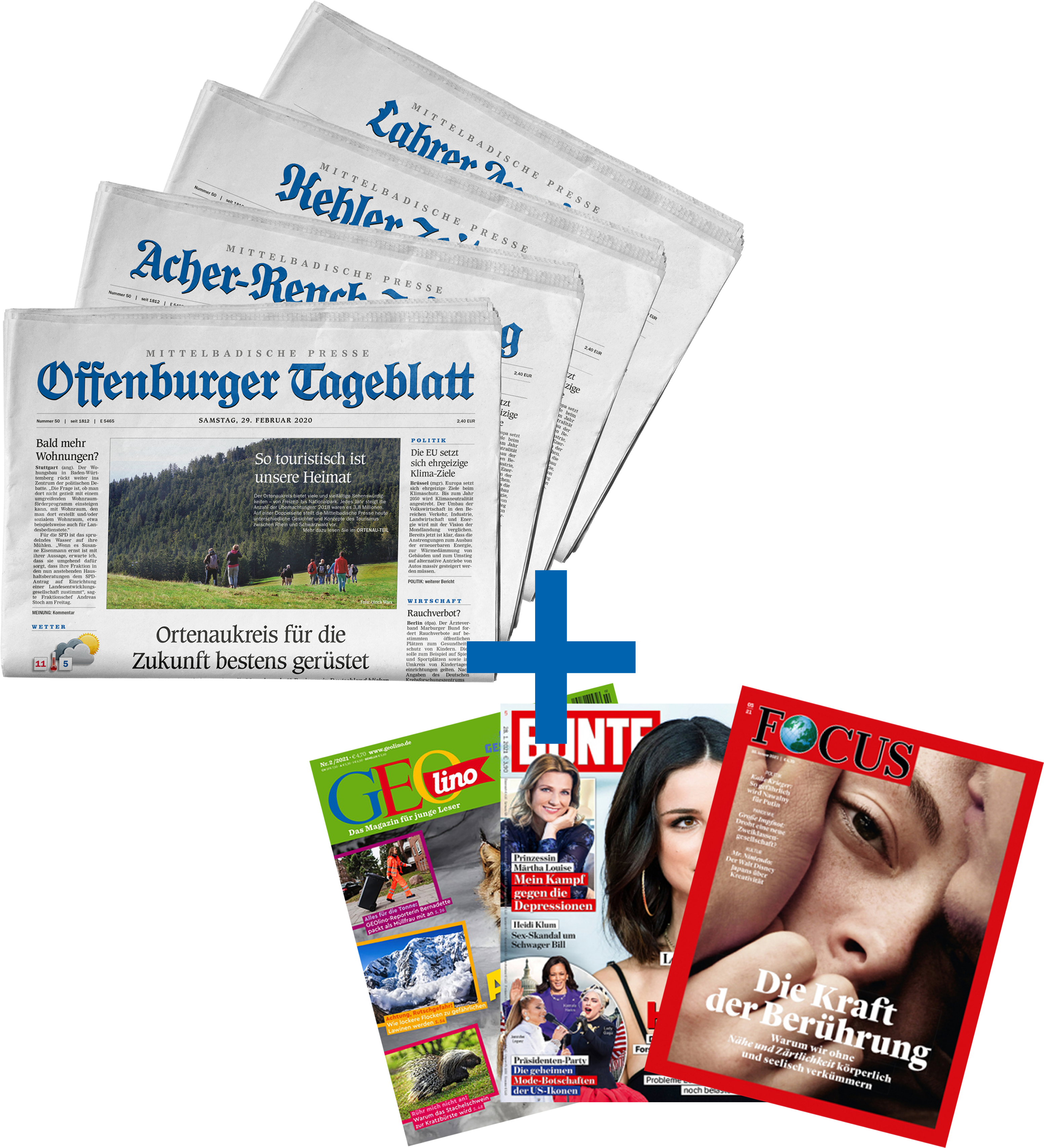 Täglich lesen + Wunsch-Zeitschrift GRATIS